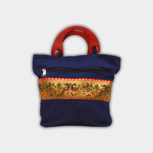 Jeans Bag With Plastic Handle