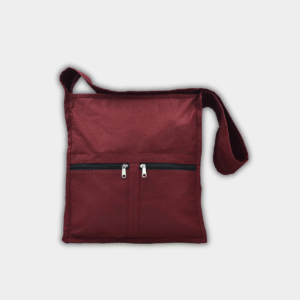 Cotton Front Double Pocket Side Bag