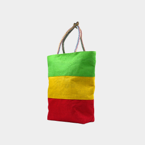 Jute Tri-Colour Bag-Multi